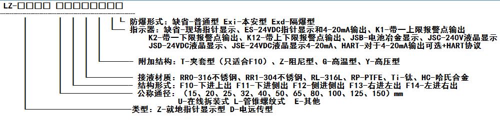 金屬轉(zhuǎn)子流量計(jì) 金屬管浮子流量計(jì)